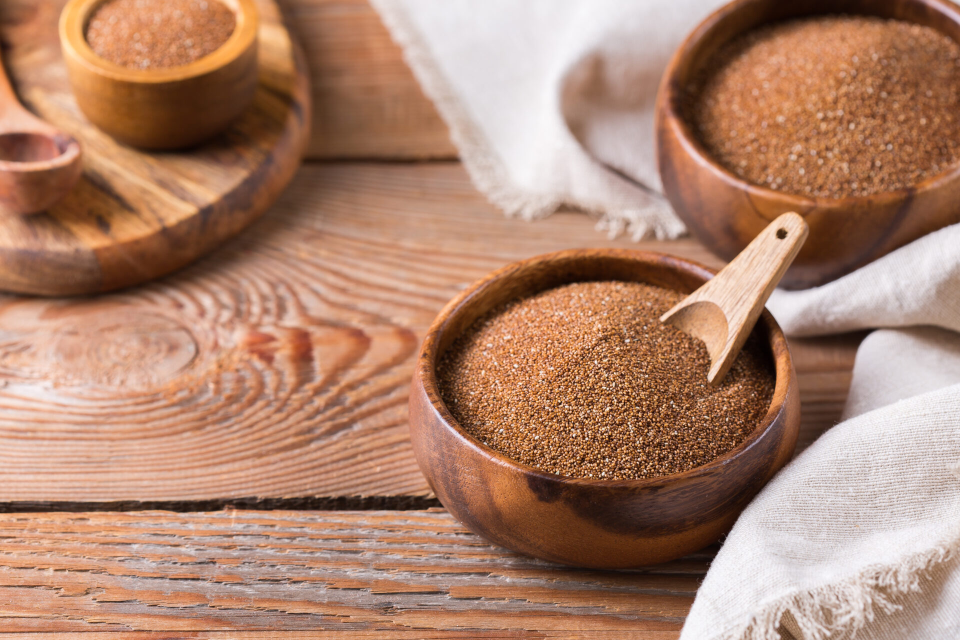 Ancient grain teff popular in Eritrean and Ethiopian cuisine